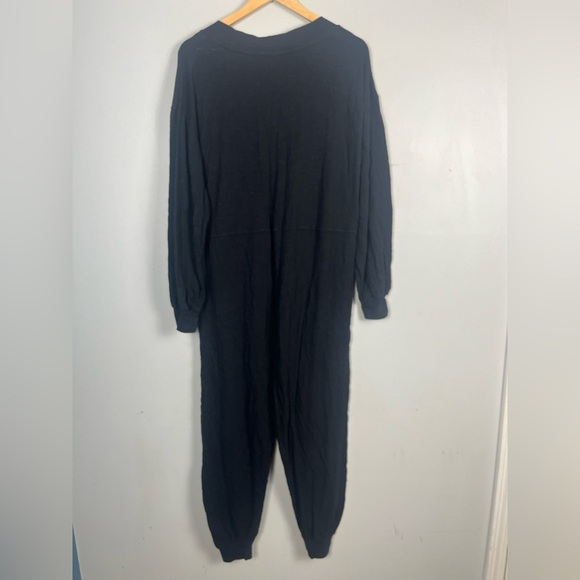 Natural life 100% cotton black v-neck Charlie jumpsuit oversize size XS - Picture 5 of 6